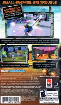 Ratchet and Clank - Size Matters (EU) box cover back